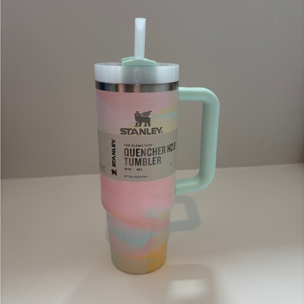 Stanley Pink and Green Dining Water Bottle